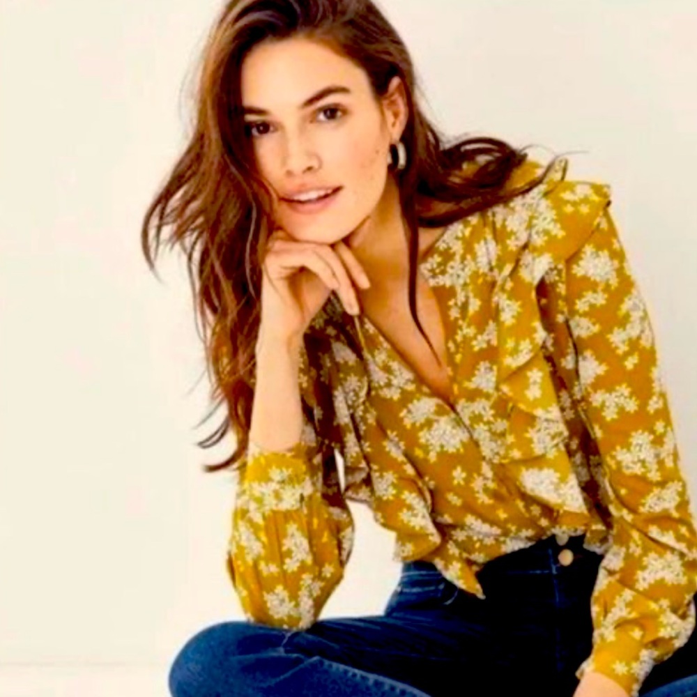 Ann Taylor Floral Blouse